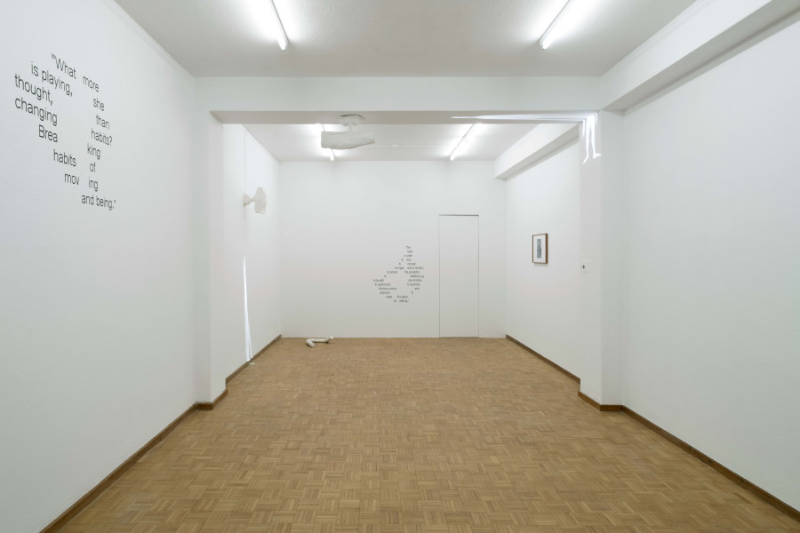 In Between Folds, installation view, 2021, Sentiment, Zürich