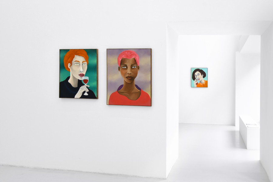 Exhibition view, "Together Separated", Rebecca Brodskis, Fabienne Levy, Lausanne, 2025. Photo credit: Tristan Savoy