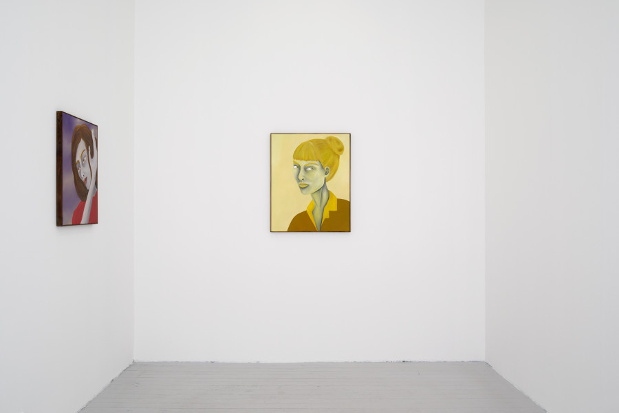 Exhibition view, "Together Separated", Rebecca Brodskis, Fabienne Levy, Geneva, 2025. Photo credit: Claude Cortinovis