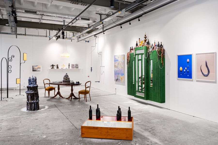 Exhibition view, Group Show «Spielact Festival» at Le Commun, Geneva, 2025. Photo credit: Daniel Leal
