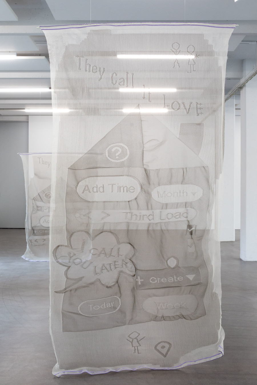 Ausstellungsansicht, "Stéphanie Baechler. They Call It Love", Kunstraum Baden, 2025. Foto: Anja Wille Schori