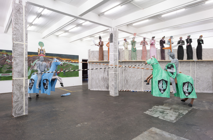 Agnes Scherer, Savoir Vivre, 2023. Photo: Kunst Halle Sankt Gallen, E. Sommer. Courtesy of The artist, ChertLüdde, Berlin & Sans titre, Paris