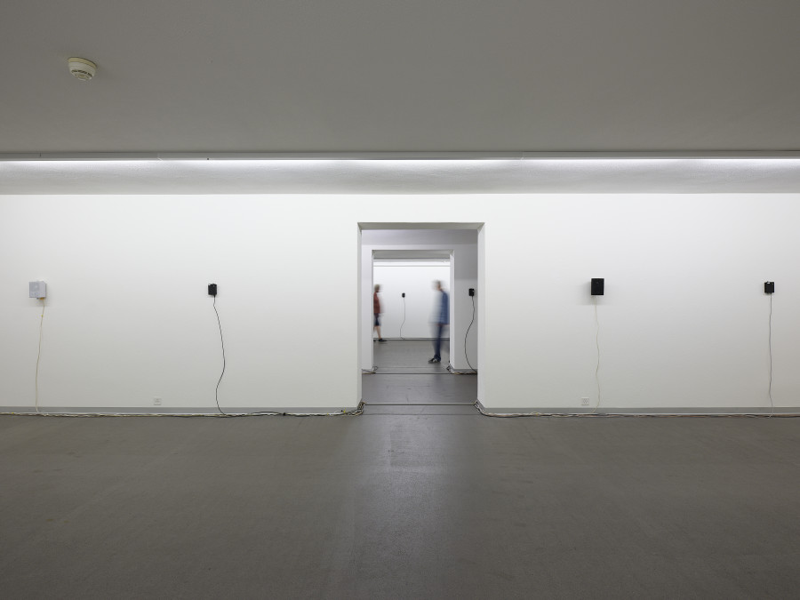 Ausstellungsansicht Hannah Weinberger, Here They Come And There They Go, Kunstmuseum Solothurn, 17.9.-31.12.23, Detail we didn't want ta leave, Foto: David Aebi