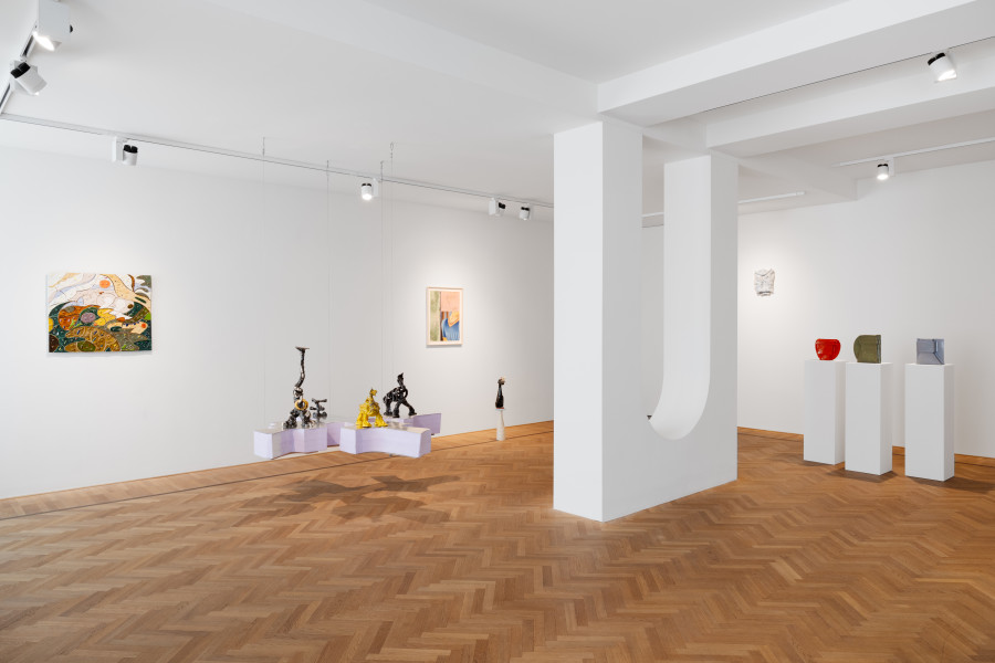 Installation view of 'twenty thousand years', 2026, Galerie Fabian Lang, Zürich. Credit: Courtesy of the artists and Galerie Fabian Lang. Copyright: © The artists and Galerie Fabian Lang