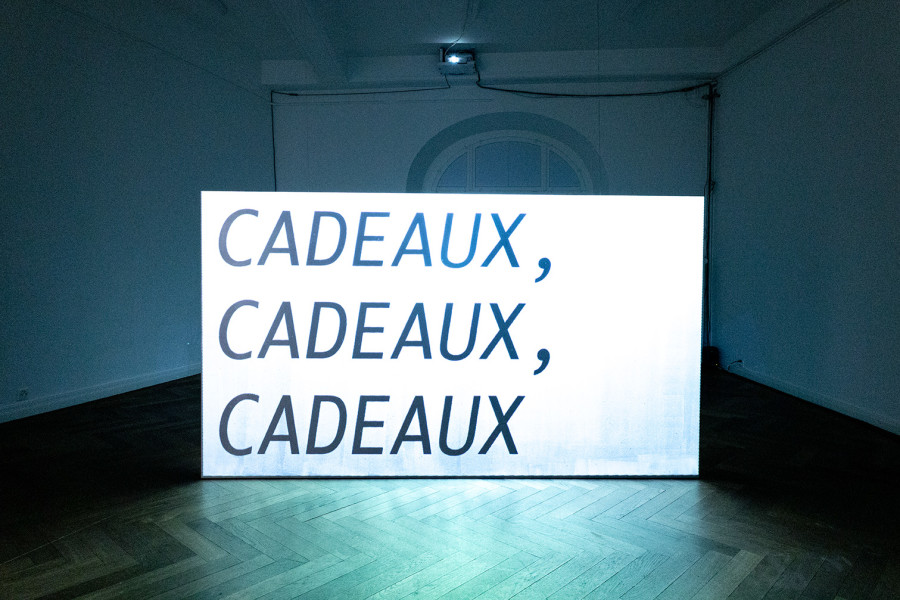 Installation view, MISS DMZ, Young-Hae Chang Heavy Industries, KRONE COURONNE, 2024. Credit © Jerlyn Heinzen