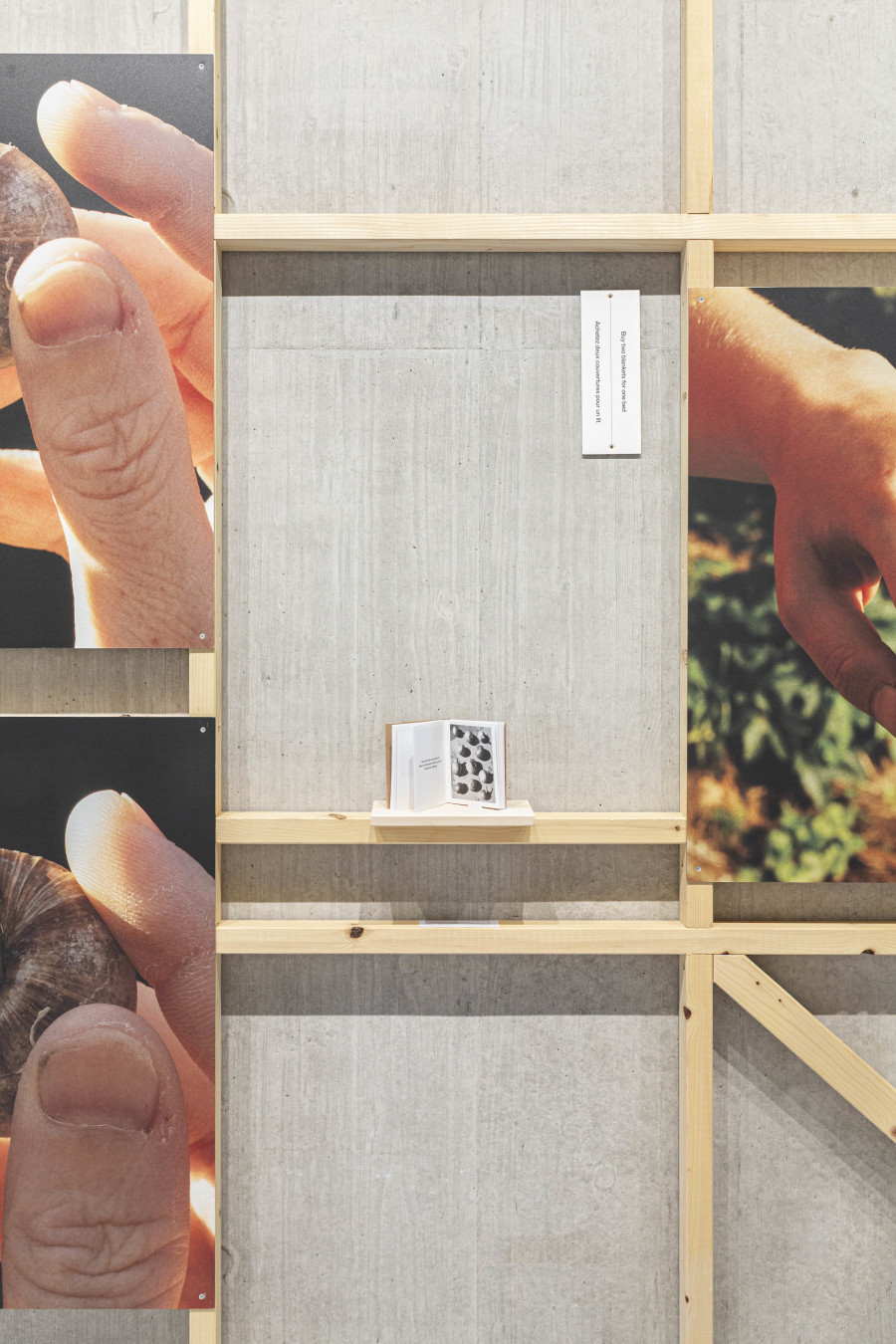 Installation view, Sabine Hess & Nicolas Polli, One Bed, Two Blankets, Seventy-Six Rules, Maison de l'enfance et de l'adolescence, Centre de la photographie Genève, 2025. Photo credit: Aix Golay