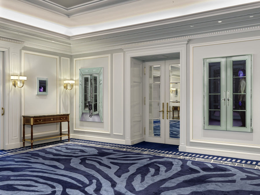 Installation view, Art in the Park XXIII, Louisa Gagliardi, Baur au Lac, Zurich, 2025. Courtesy the artist and Galerie Eva Presenhuber, Zurich / Vienna. Photo: Stefan Altenburger Photography, Zürich