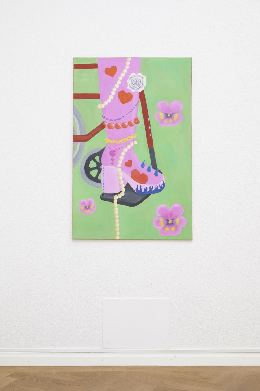 Installation view, Sweet Crip, KRONE COURONNE, 2023. Credits © Alizée Quinche