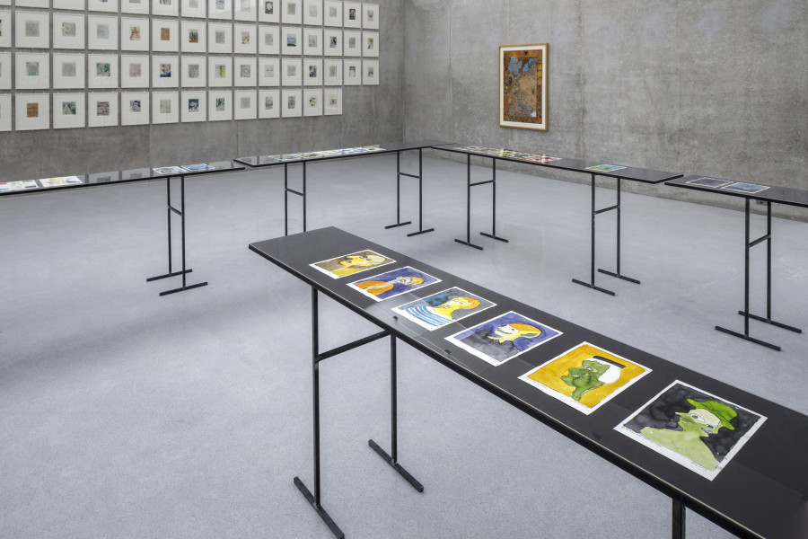 Günter Brus, Exhibition view third floor Kunsthaus Bregenz, 2024. Photo: Markus Tretter. Courtesy of the artist. © Günter Brus, Kunsthaus Bregenz