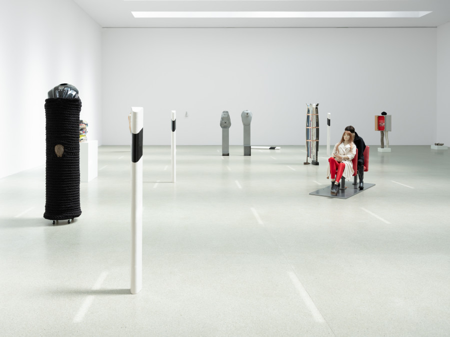 Exhibition view, Alexandra Bircken, SomaSemaSoma, Kunsthaus Biel Centre d’art Bienne, 2025. Photo credit: Lea Kunz