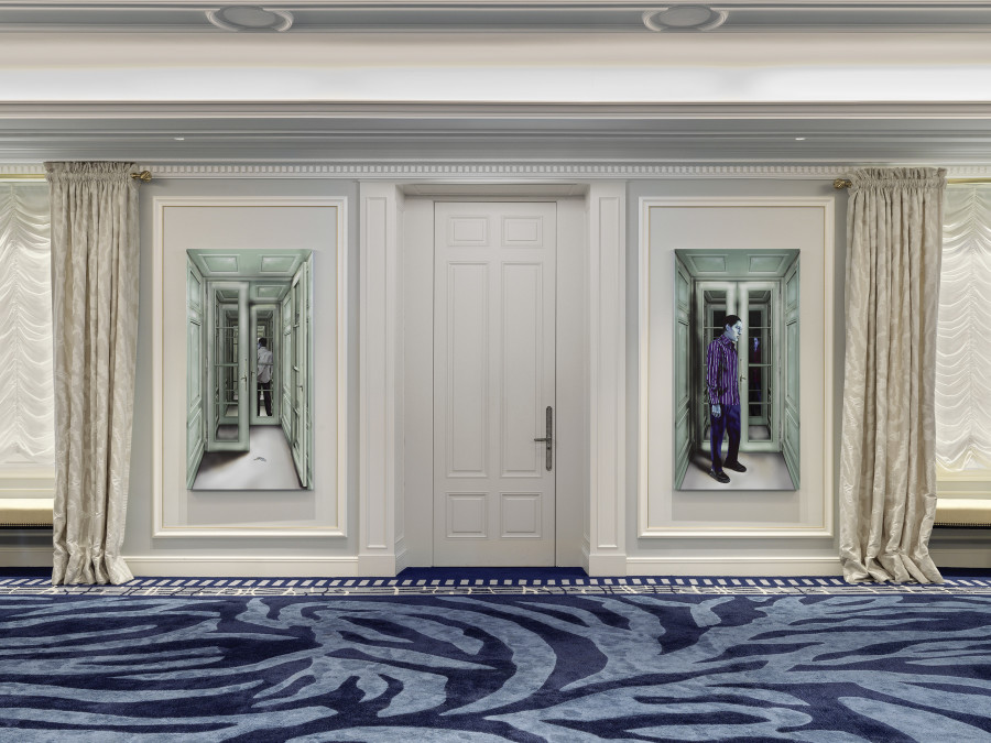 Installation view, Art in the Park XXIII, Louisa Gagliardi, Baur au Lac, Zurich, 2025. Courtesy the artist and Galerie Eva Presenhuber, Zurich / Vienna. Photo: Stefan Altenburger Photography, Zürich