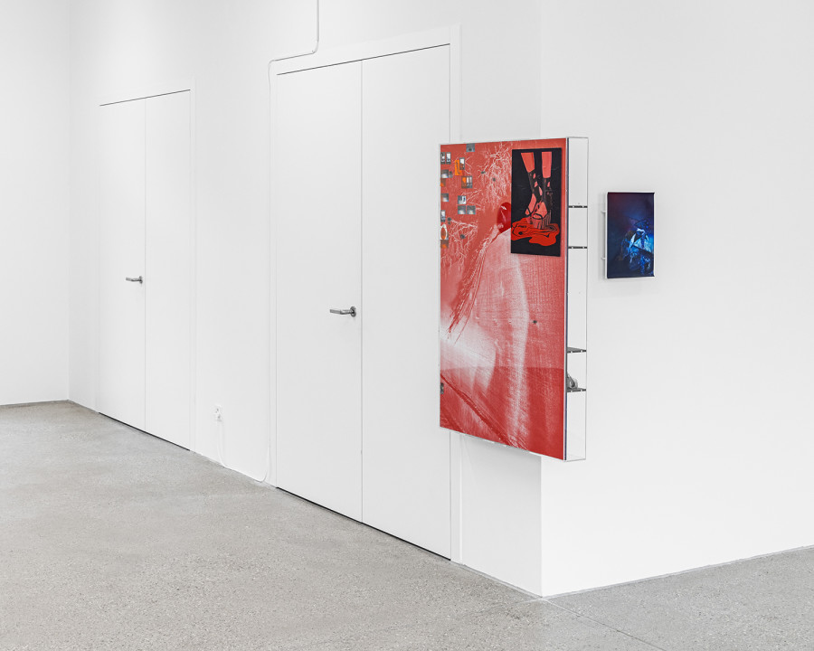 Exhibition view « Version Cue », Niels Trannois, CALM – Centre d’Art La Meute, Lausanne, Switzerland, 2025 / Photo: Théo Dufloo / Courtesy of the artist.