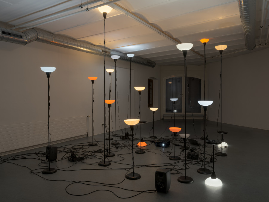 Exhibition view, Daria Blum, HOME SCREEN, 2026. Photo credits: Julian Blum