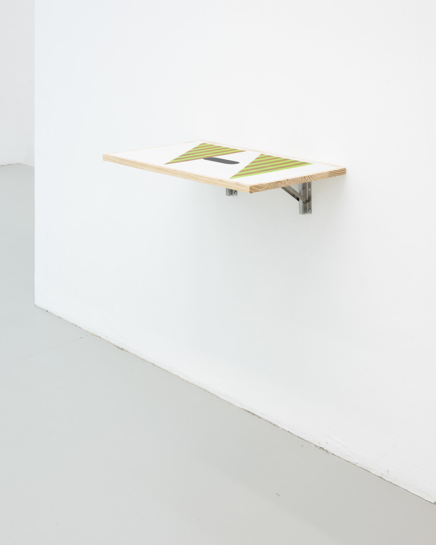 Pierre-Olivier Arnaud & Nick Oberthaler, Sets de table #5, No Center Can Cut (Neuchâtel Edit), 2025. Photo: S. Verdon