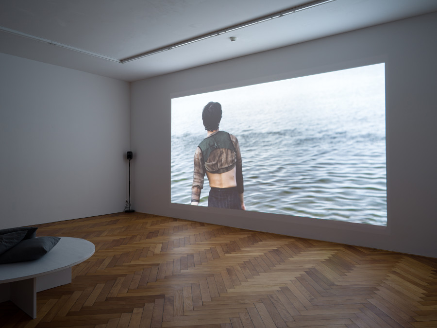 Eglė Budvytytė, Songs from the Compost: Mutating Bodies, Imploding Stars, installation view, Stadtgalerie Bern, 2025. Photo: Cedric Mussano. Image copyright and courtesy of the artists and Stadtgalerie, Bern