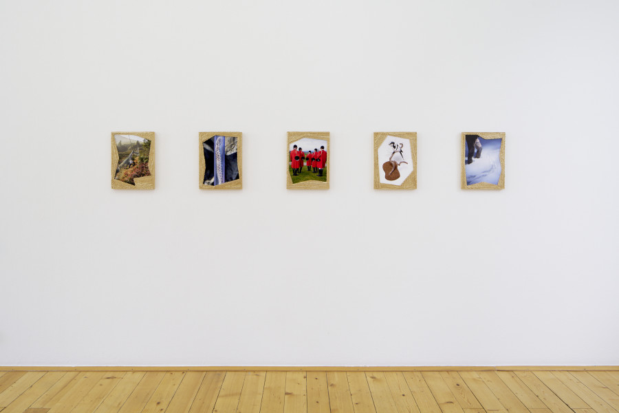 Installation view, Laurence Kubski, Sauvages, Kunsthalle Friart Fribourg, 2024. Photo: Guillaume Python. Courtesy of the artist and Kunsthalle Friart Fribourg