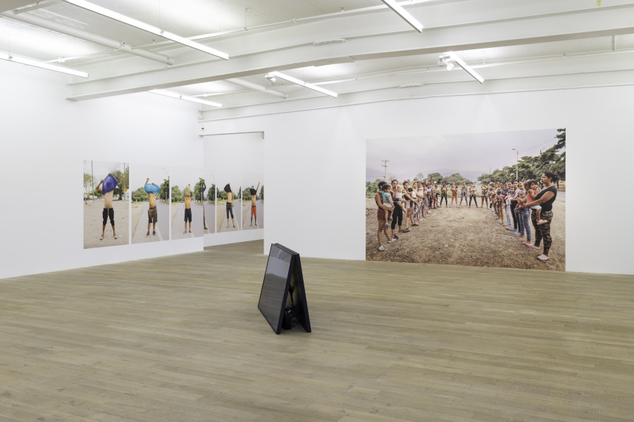 Exhibition views: Teresa Margolles – "Estorbo", Galerie Peter Kilchmann, Zurich, Switzerland, 2022. Courtesy the artist and Galerie Peter Kilchmann, Zurich. Photos: Sebastian Schaub
