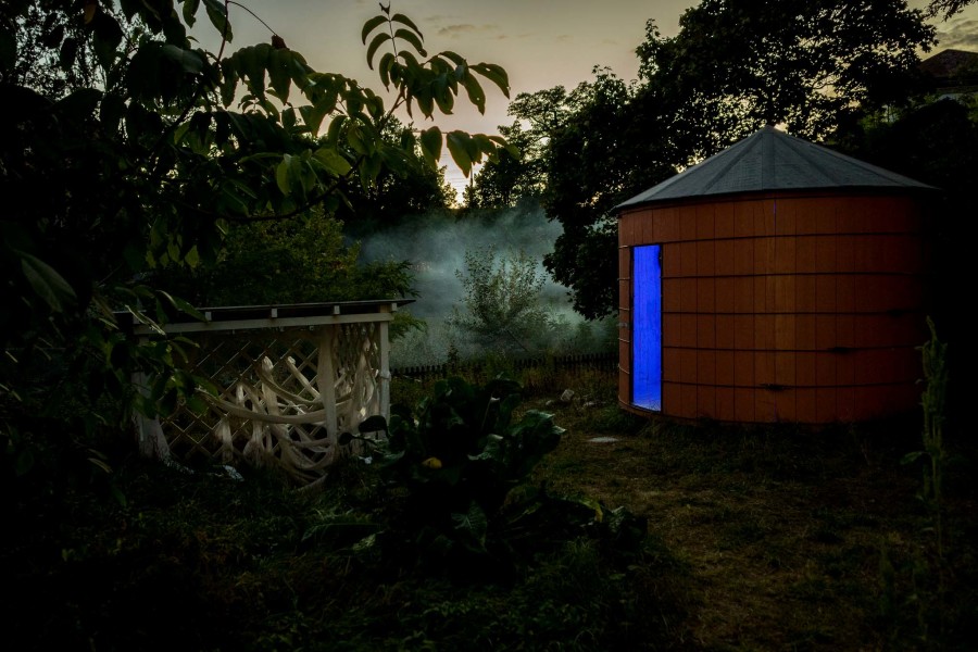 Installation view, Bobogwani Nde Solo, Installation by Rencontres Plurielles, SALTS, 2024.