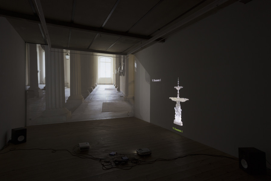 Exhibition view, Lea Schaffner – Aus dem Kopf /From the Head (By Heart), sic! Elephanthouse, 2022. Photo credit: Andri Stadler