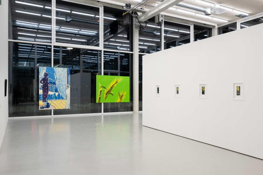 Installation view Diogo Pinto Cherrypickers, der TANK, Institute Art Gender Nature HGK Basel FHNW, Basel, 2024, photo: Finn Curry