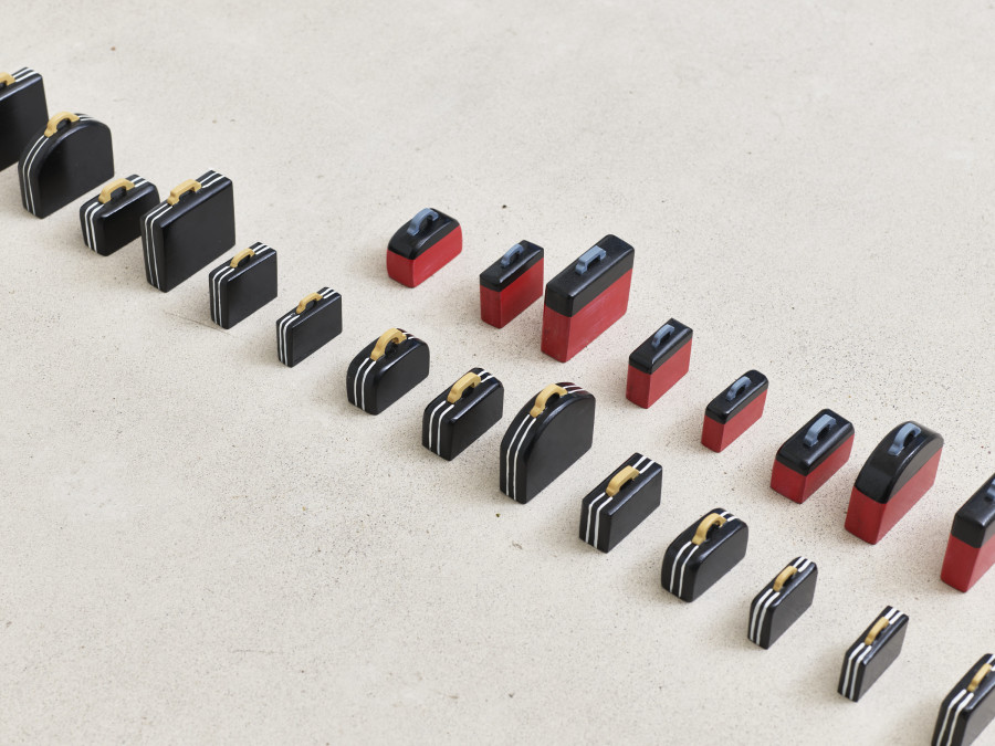 Installation view, Jasmin Werner, Apparat Kleptokrat, Damien & The Love Guru, Zürich, 2025. Courtesy of the artist and Damien & The Love Guru, Brussels/Zurich. Photography : Felix Jungo