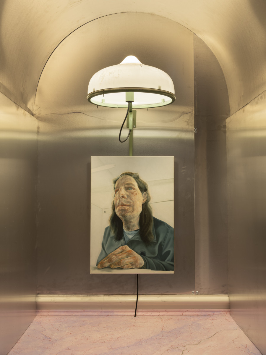 Exhibition view, Bastien Gachet, side gig, Société des Arts de Genève, Palais de l’Athénée, 2024. Photo credit: Julien Gremaud