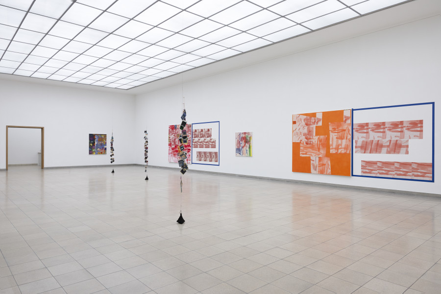 Rochelle Feinstein, The Today Show, installation view, Kunsthaus Glarus, 2025. Photo: Gina Folly. Courtesy the artist and Candice Madey Gallery