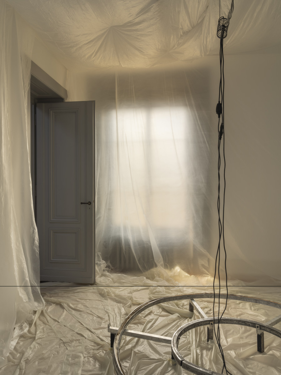 Exhibition view, Bastien Gachet, side gig, Société des Arts de Genève, Palais de l’Athénée, 2024. Photo credit: Julien Gremaud