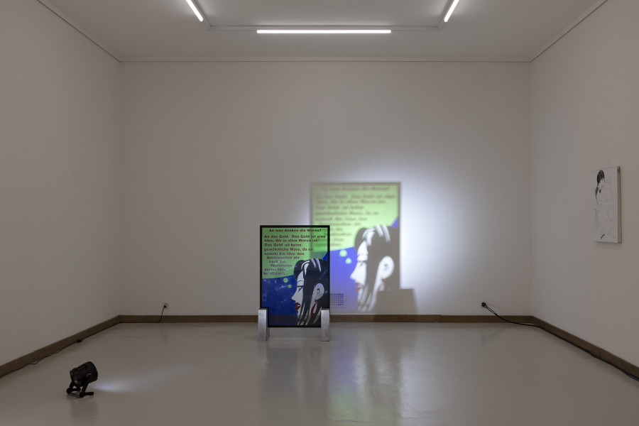Linda Bilda, Die goldene Welt, installation view, Kunsthaus Glarus, 2025. Photo: Gina Folly