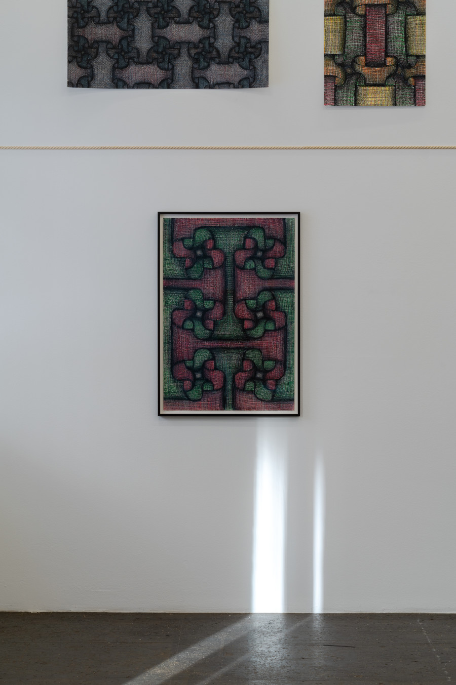 Sam Porritt, «One Thing After Another (Drawings 2005–2025)» exhibition view, 2025. Photo: Kunst Halle Sankt Gallen, E. Sommer.