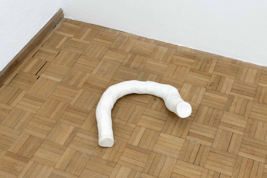 Barbara Kapusta, ( (Reclining), 2018
, Porcelain, 30 × 50 × 50 cm