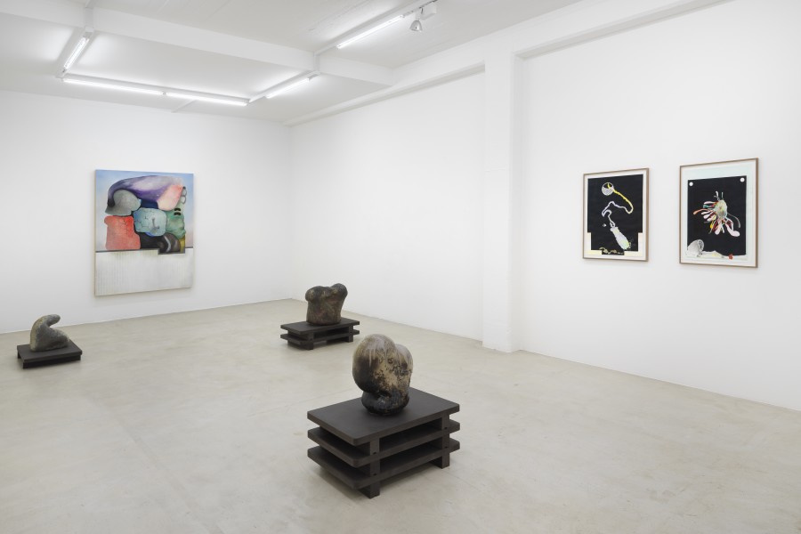 Exhibition view, Benedikt Hipp, SALT DOME, Nicolas Krupp, 2023.