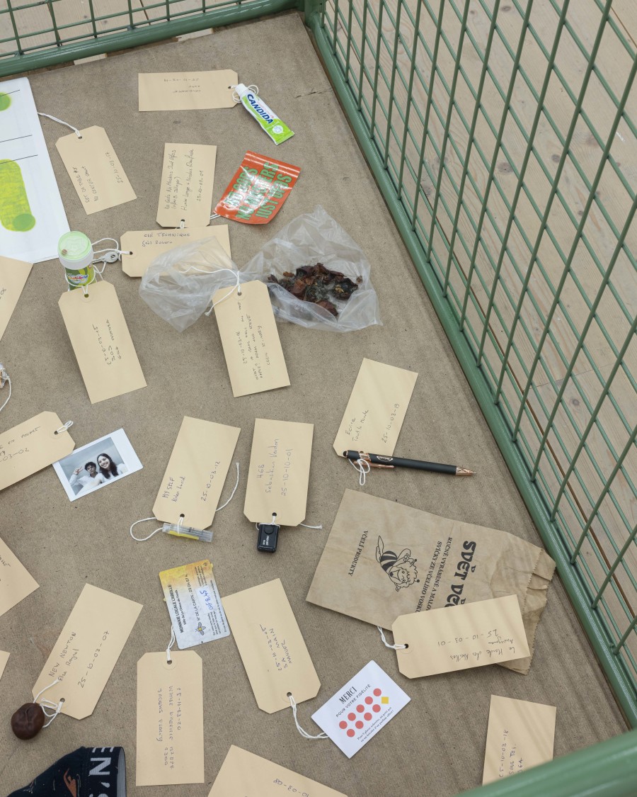 La Bibliothèque des Ready-Mades, A project initiated by Anaïs Wenger in collaboration with Florian Lüthi, Basile Jeandin, and Simon Hildebrandrand, 2025. Photo: S. Verdon