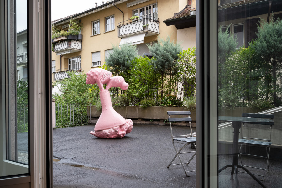 Installation view of Maria Ceppi, 'Chimära', 2025, Galerie Fabian Lang, Zürich. Courtesy of the artist and Galerie Fabian Lang. Copyright: © Fabian Lang