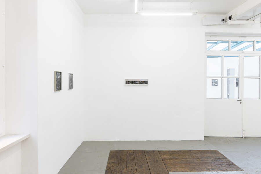 Sebastian Haas, Installation view from the Solo Show “Reminisce-Supports” at KALI Gallery, Lucerne, CH; 2025-2026. Courtesy of the Artist and KALI Gallery. Photo by Kim da Motta