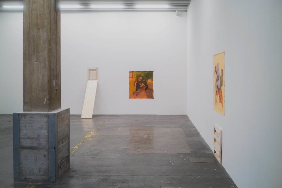 Exhibition view, Surely Tomorrow, Hugo Baud & Olive B. Godlee, Espace Sébeillon, Lausanne, 2025. Photo credit: Daniel Walcher