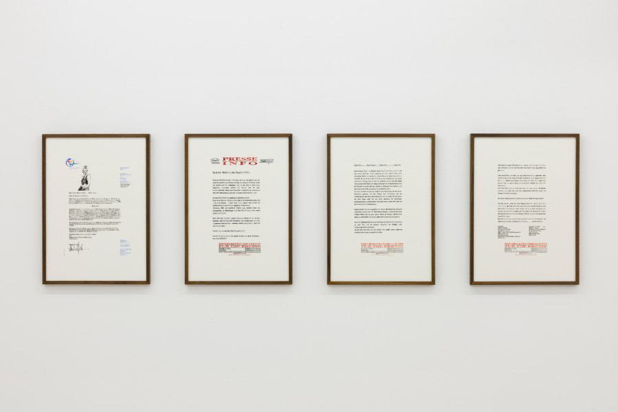 Lionne Saluz, Tank Girl Pressemappe, 2023, aquarelle on polyester film, 31 x 43 cm. Photography: Gina Folly / all images copyright and courtesy of the artist and For, Basel
