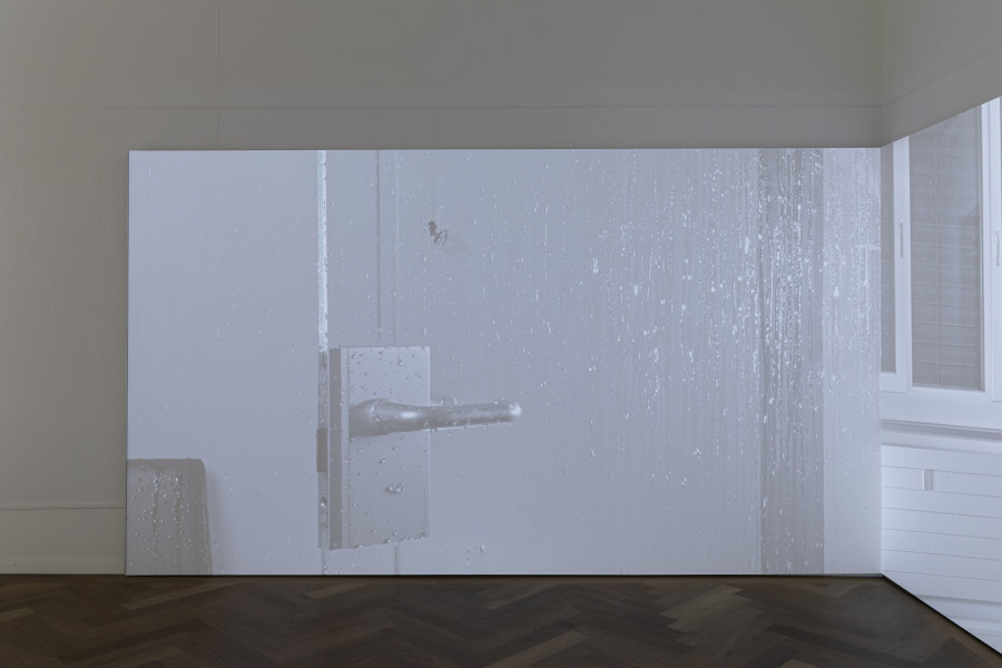 Installation view, A SEQUEL SEEPING NEARBY, Leolie Greet, KRONE COURONNE, 2025. Photo credit: Michal Schorro