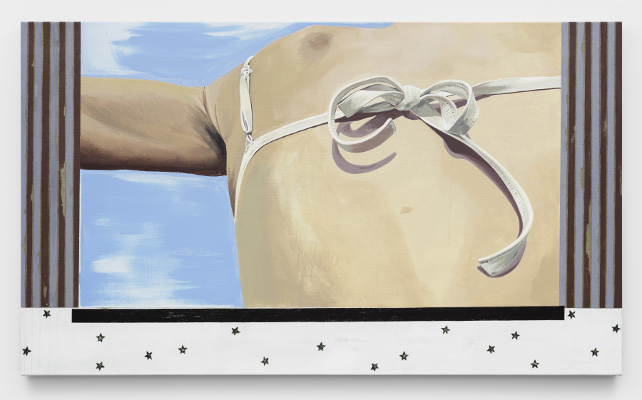 Elise Corpataux, JUNE 3, 2023, Acrylic on canvas, 100 x 170 cm. ©2024 suns.works and the artist. Photography: Claude Barrault, Remy Ugarte Vallejos et al.