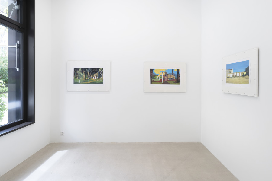 Installation view, Julian Irlinger, Ludwig, Damien & The Love Guru, 2024. Courtesy of the artist and Damien & The Love Guru, Brussels/Zürich. Photo: Claude Barrault
