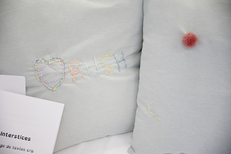 Installation view, Sweet Crip, KRONE COURONNE, 2023. Credits © Alizée Quinche