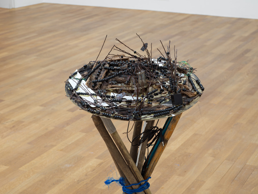 LA Timpa, Kingdom (Detail), 2025, in I Got A New Joint: What I Should’nt Do With The Money, Kunsthalle Winterthur, 2025. Photo: Cedric Mussano. Courtesy of Kunsthalle Winterthur.