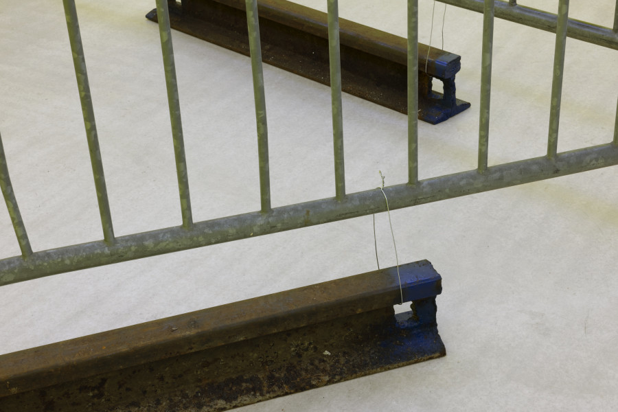 Baker Wardlaw, closeup of (bit) apparatus, 2024. Photography: Gina Folly / Copyright and courtesy of the artist and For, Basel