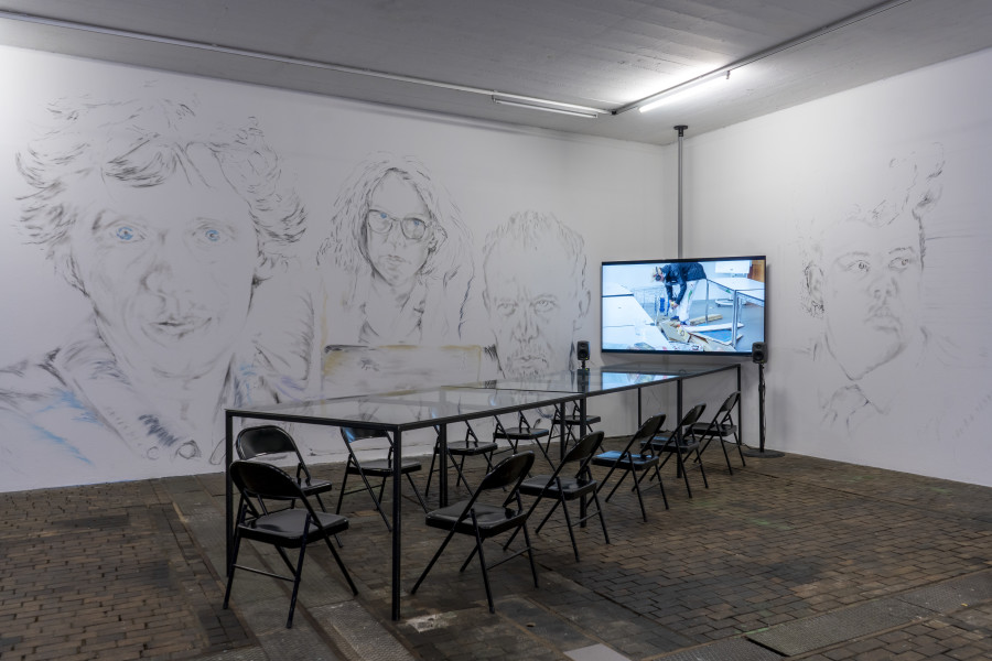 Exhibition view of Bourses de la Ville de Genève 2024 at Centre d’Art Contemporain Genève (04.10‒04.11.2024). © Centre d’Art Contemporain Genève. Photo : Julien Girard