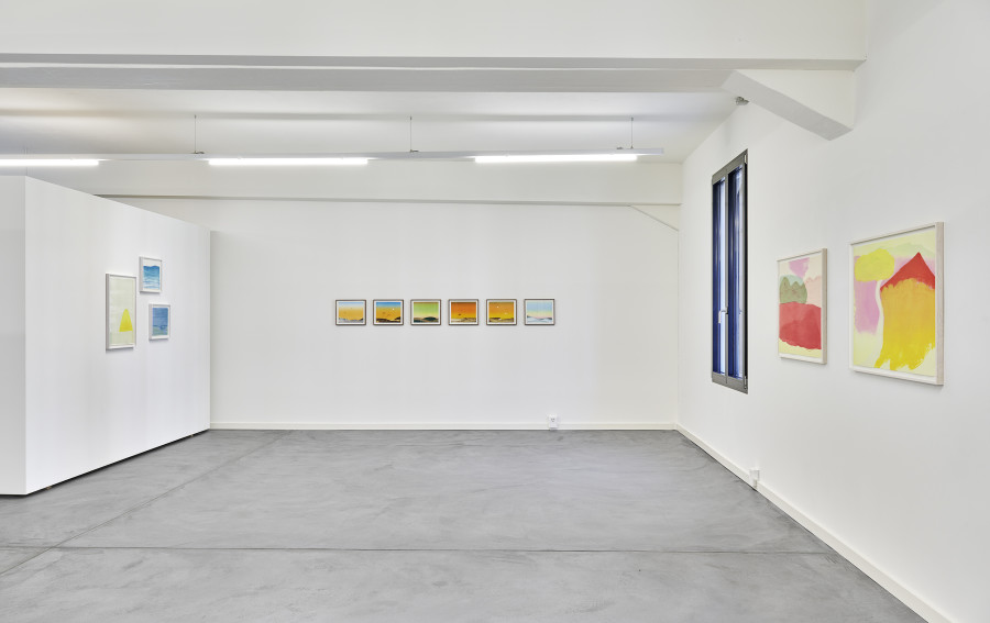 Installation view, Eternal Landscapes, Edition VFO, Zürich, 2025-2026. Photo credit: Bernhard Strauss
