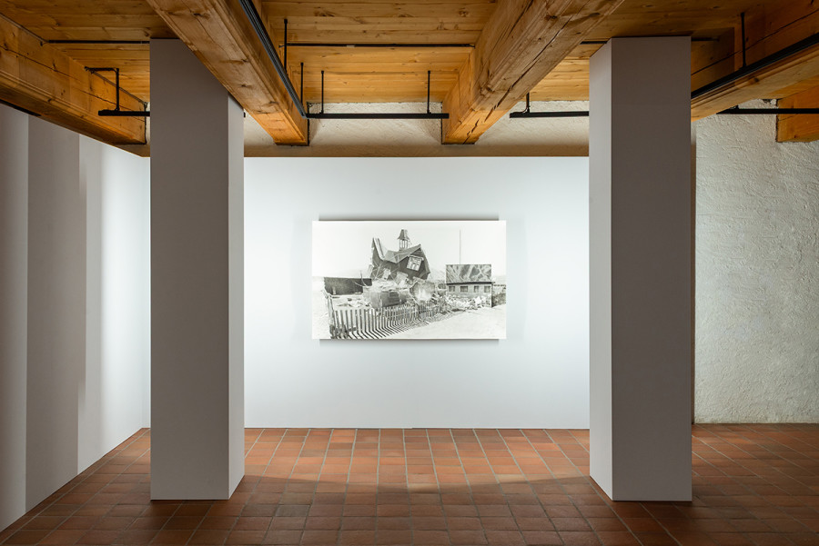 Exhibition view, Tobias Nussbaumer, Echo Drift, Château de Gruyères, 2025. Photo credit: © Tobias Nussbaumer, photo Château de Gruyères