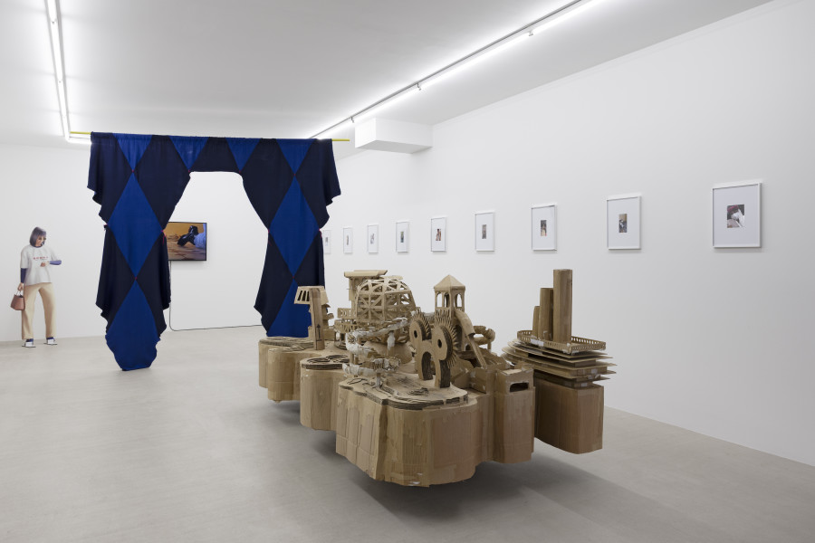 Exhibition view, Wear a mask and your face grows to fit it, For, Basel. Photography: Gina Folly / all images copyright and courtesy of the artists and For, Basel