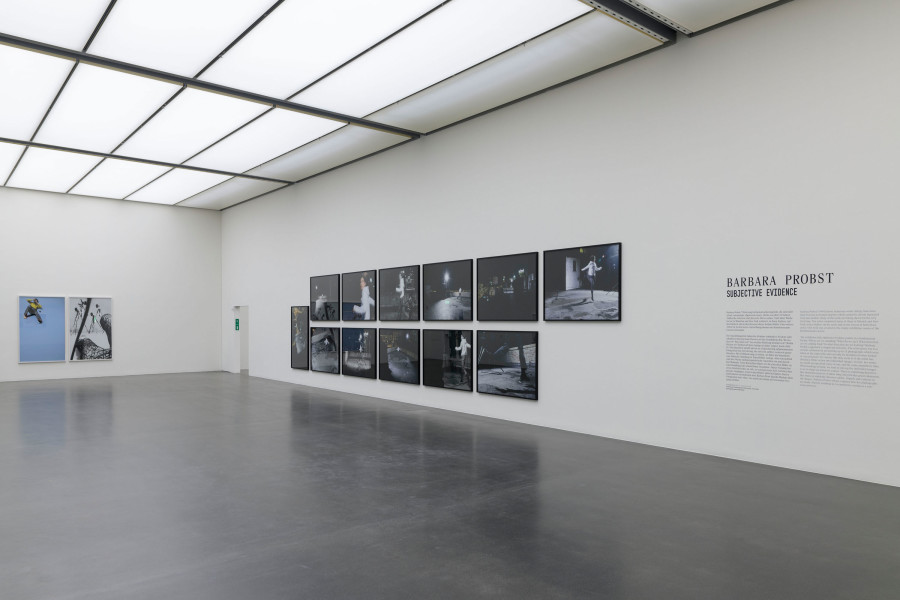 Ausstellungsansicht Barbara Probst. Subjective Evidence, Kunstmuseum Luzern, 2024, Foto: Marc Latzel, 2024 ProLitteris, Zürich