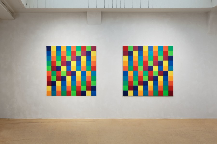 Installation view, ‘Richard Paul Lohse’ at Hauser & Wirth Basel, 26 February – 26 April 2025 © Richard Paul Lohse-Stiftung / 2025, ProLitteris, Zurich. Photo: Gina Folly