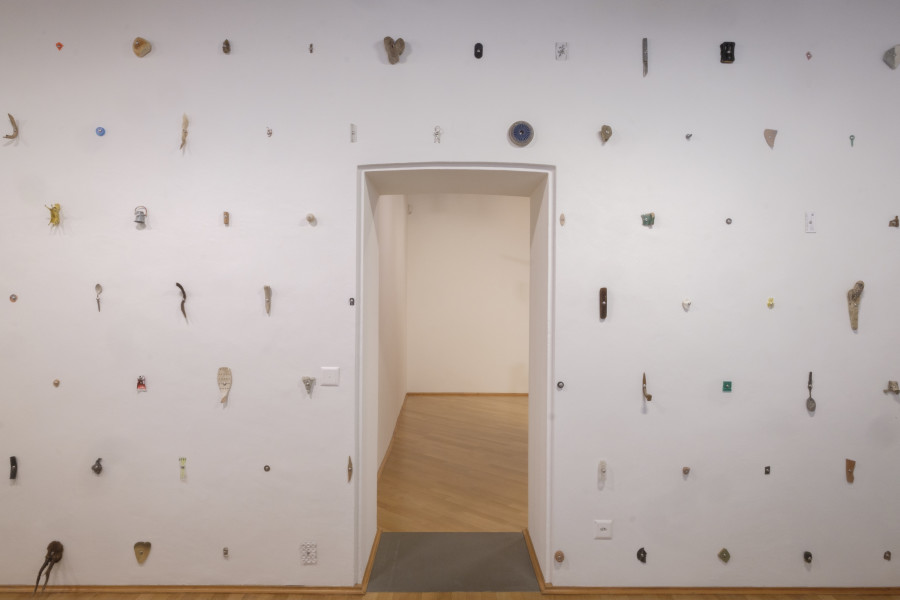 Installation view Lucas Herzig “and often means always”, © MASI Lugano, photo Alfio Tommasini